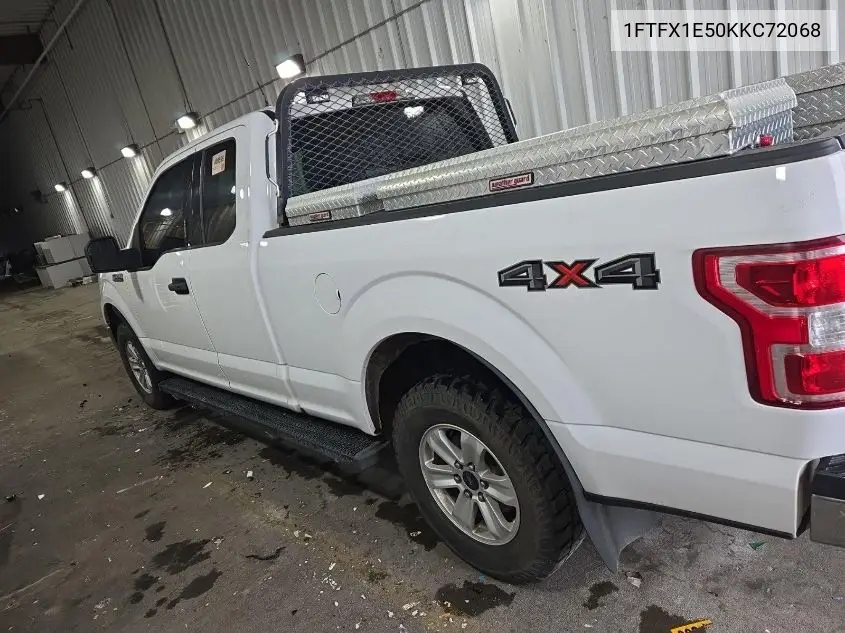 2019 Ford F150 Super Cab VIN: 1FTFX1E50KKC72068 Lot: 42828005