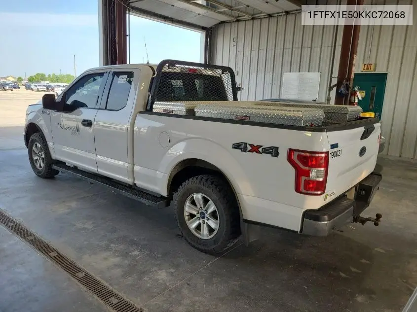 2019 Ford F150 Super Cab VIN: 1FTFX1E50KKC72068 Lot: 42828005
