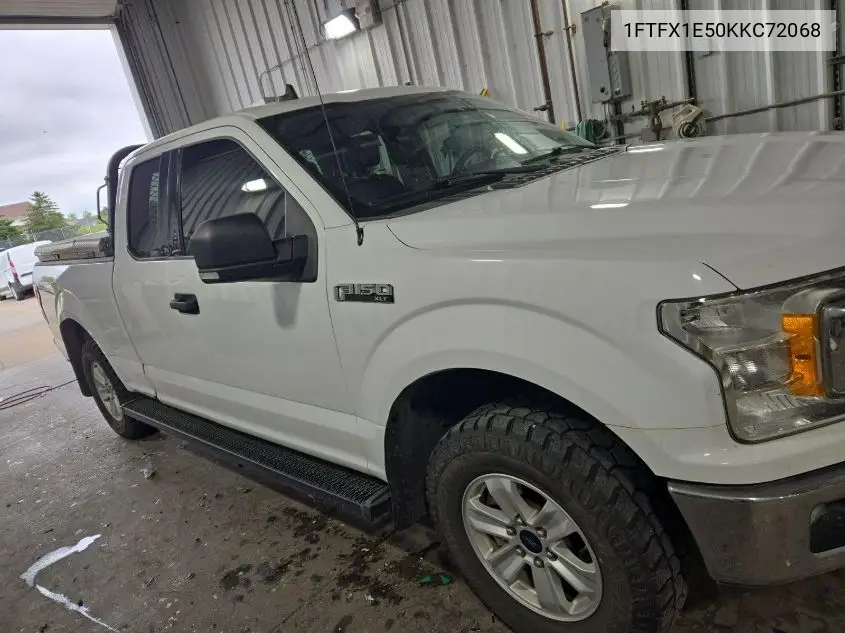 2019 Ford F150 Super Cab VIN: 1FTFX1E50KKC72068 Lot: 42828005