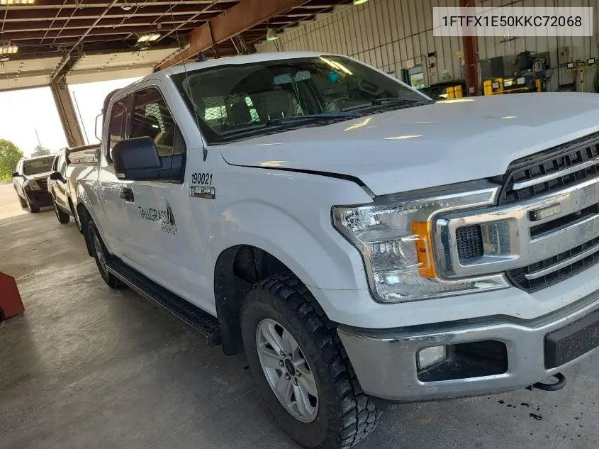 2019 Ford F150 Super Cab VIN: 1FTFX1E50KKC72068 Lot: 42828005