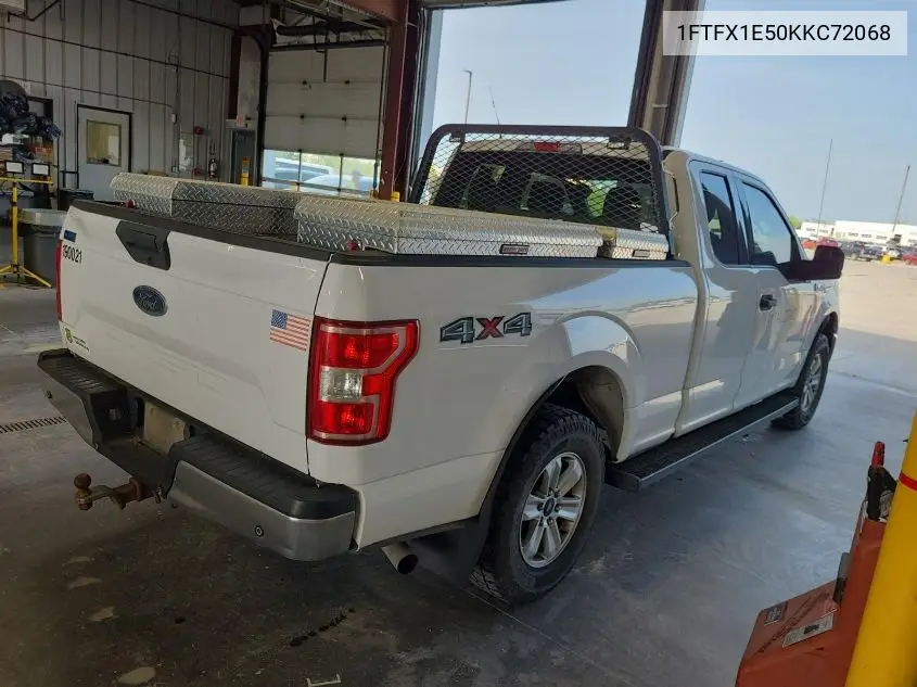 2019 Ford F150 Super Cab VIN: 1FTFX1E50KKC72068 Lot: 42828005