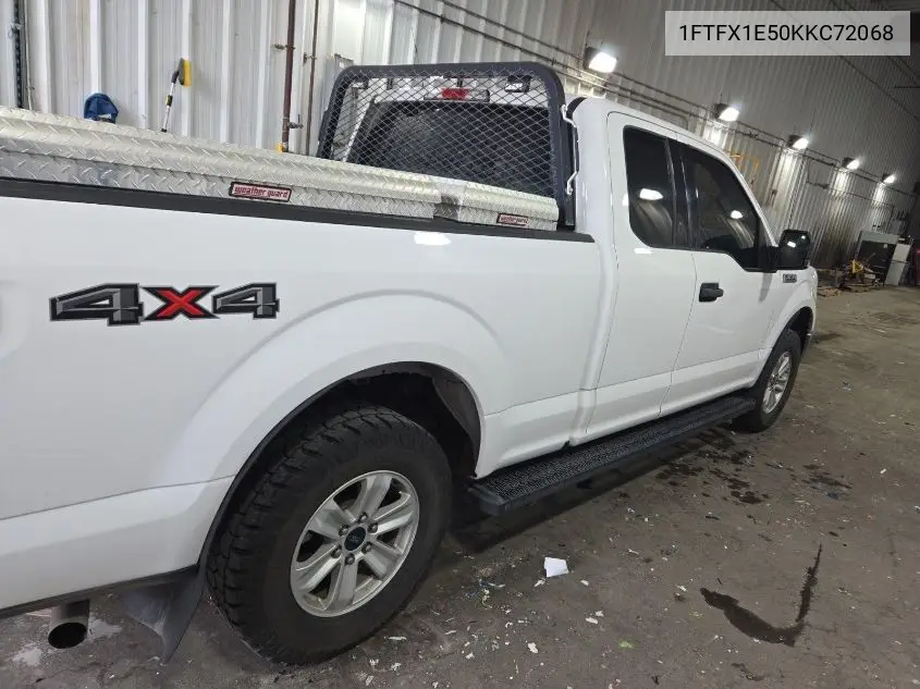2019 Ford F150 Super Cab VIN: 1FTFX1E50KKC72068 Lot: 42828005