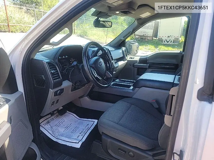 1FTEX1CP5KKC43651 2019 Ford F-150 Xlt