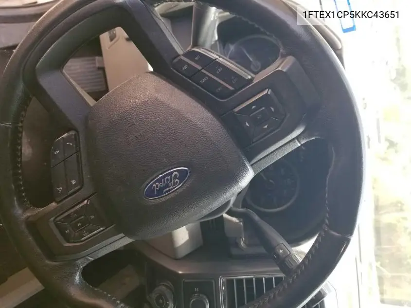 1FTEX1CP5KKC43651 2019 Ford F-150 Xlt