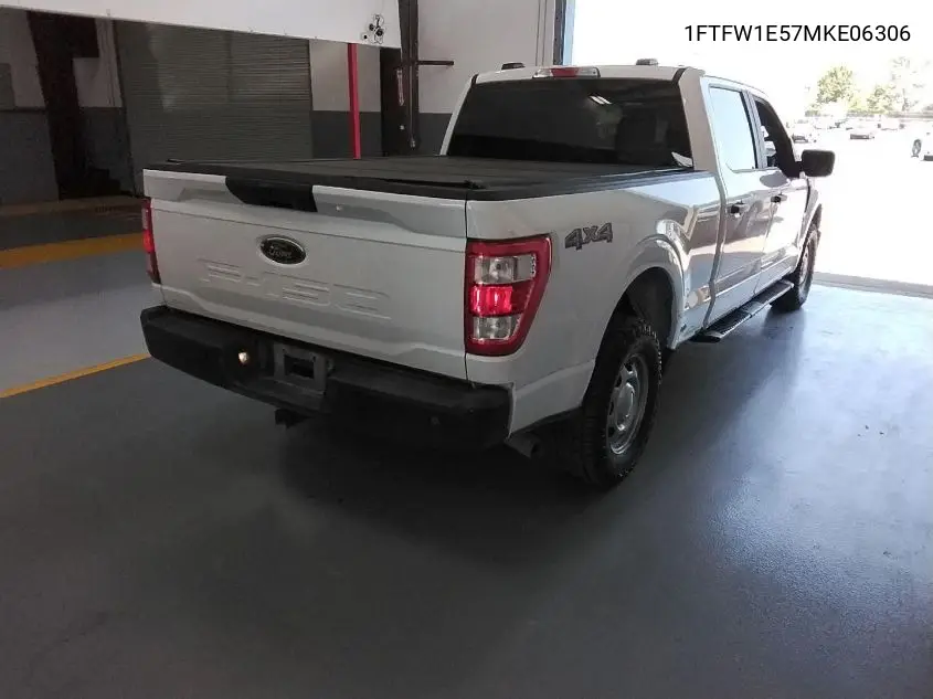 2021 Ford F-150 Xl VIN: 1FTFW1E57MKE06306 Lot: 42636168