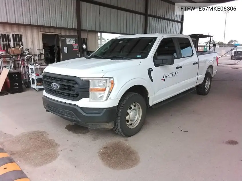 2021 Ford F-150 Xl VIN: 1FTFW1E57MKE06306 Lot: 42636168