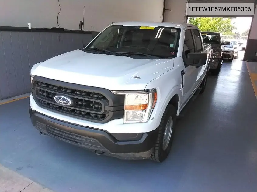 2021 Ford F-150 Xl VIN: 1FTFW1E57MKE06306 Lot: 42636168