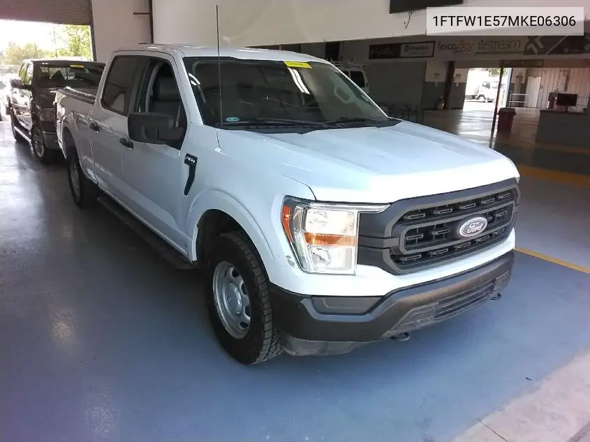 2021 Ford F-150 Xl VIN: 1FTFW1E57MKE06306 Lot: 42636168