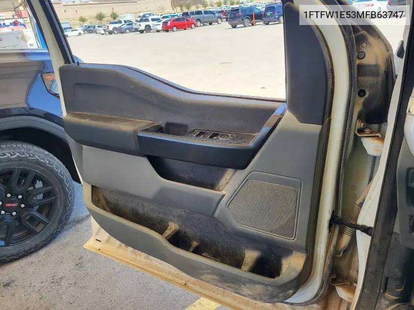 2021 Ford F150 Supercrew VIN: 1FTFW1E53MFB63747 Lot: 42636623
