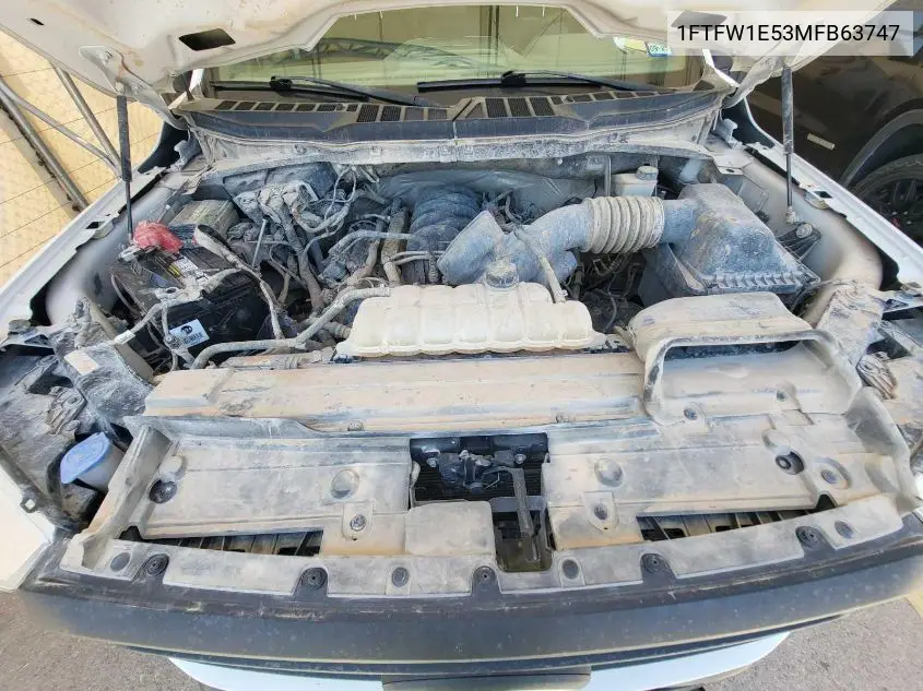 2021 Ford F150 Supercrew VIN: 1FTFW1E53MFB63747 Lot: 42636623