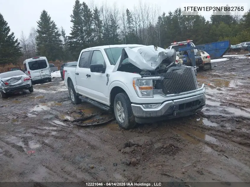 2022 Ford F-150 Xlt VIN: 1FTEW1EP3NFB82765 Lot: 12221046