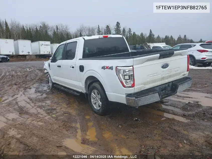 2022 Ford F-150 Xlt VIN: 1FTEW1EP3NFB82765 Lot: 12221046