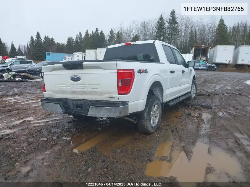 2022 Ford F-150 Xlt VIN: 1FTEW1EP3NFB82765 Lot: 12221046