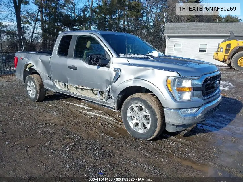 2022 Ford F-150 Xlt VIN: 1FTEX1EP6NKF30269 Lot: 41541408