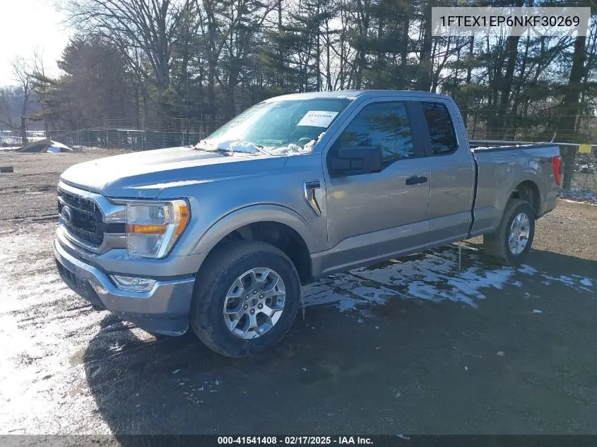 2022 Ford F-150 Xlt VIN: 1FTEX1EP6NKF30269 Lot: 41541408