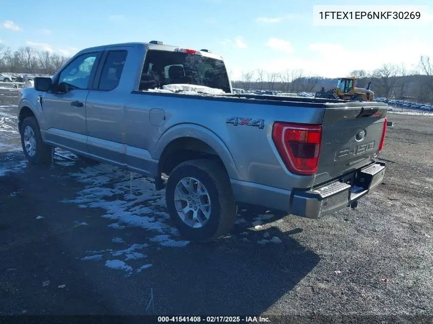 2022 Ford F-150 Xlt VIN: 1FTEX1EP6NKF30269 Lot: 41541408