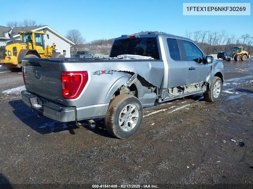 2022 Ford F-150 Xlt VIN: 1FTEX1EP6NKF30269 Lot: 41541408