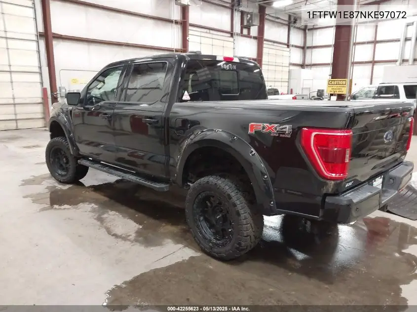 2022 Ford F-150 Xlt VIN: 1FTFW1E87NKE97072 Lot: 42255623