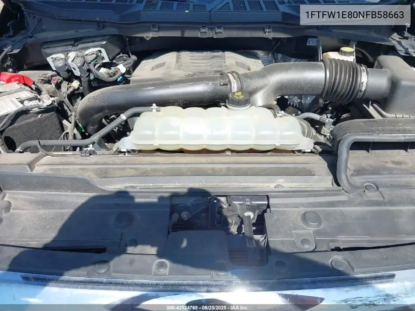 2022 Ford F-150 Xlt VIN: 1FTFW1E80NFB58663 Lot: 42524768