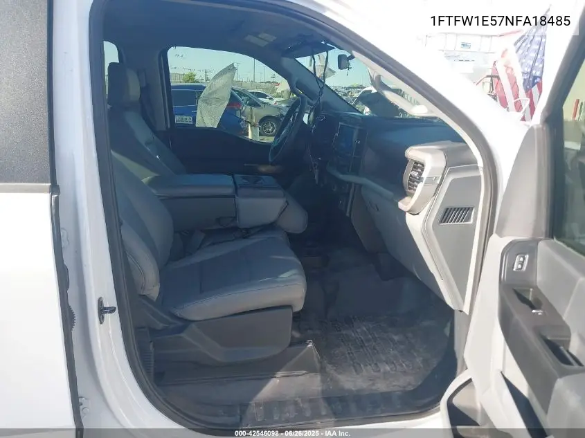 2022 Ford F-150 Xl VIN: 1FTFW1E57NFA18485 Lot: 42546098