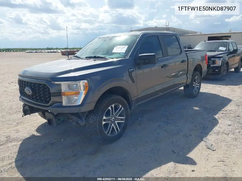 2022 Ford F-150 Xl VIN: 1FTFW1E50NKD87907 Lot: 42552111