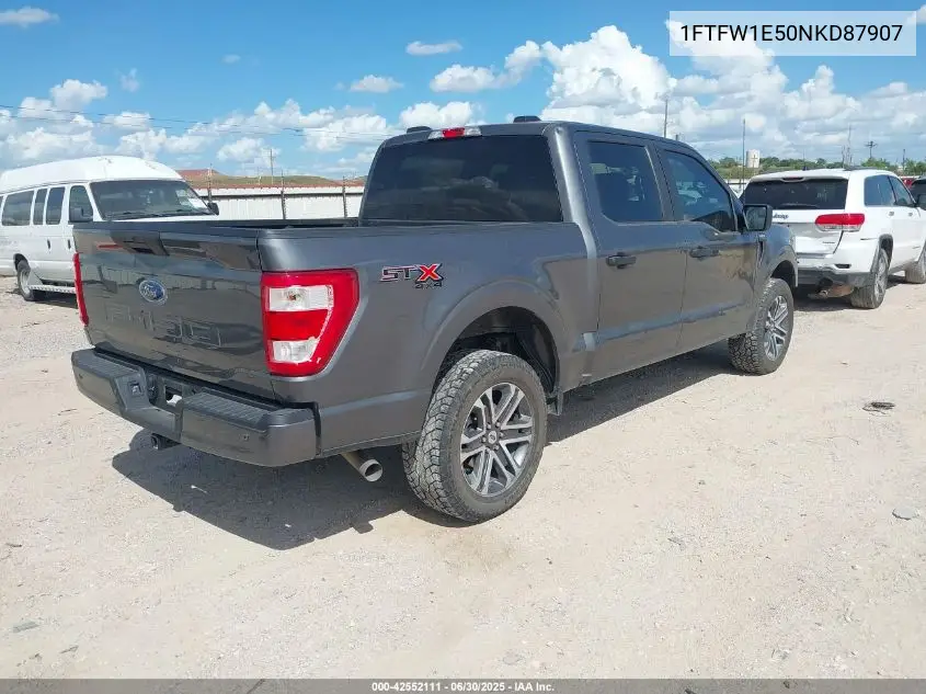 2022 Ford F-150 Xl VIN: 1FTFW1E50NKD87907 Lot: 42552111