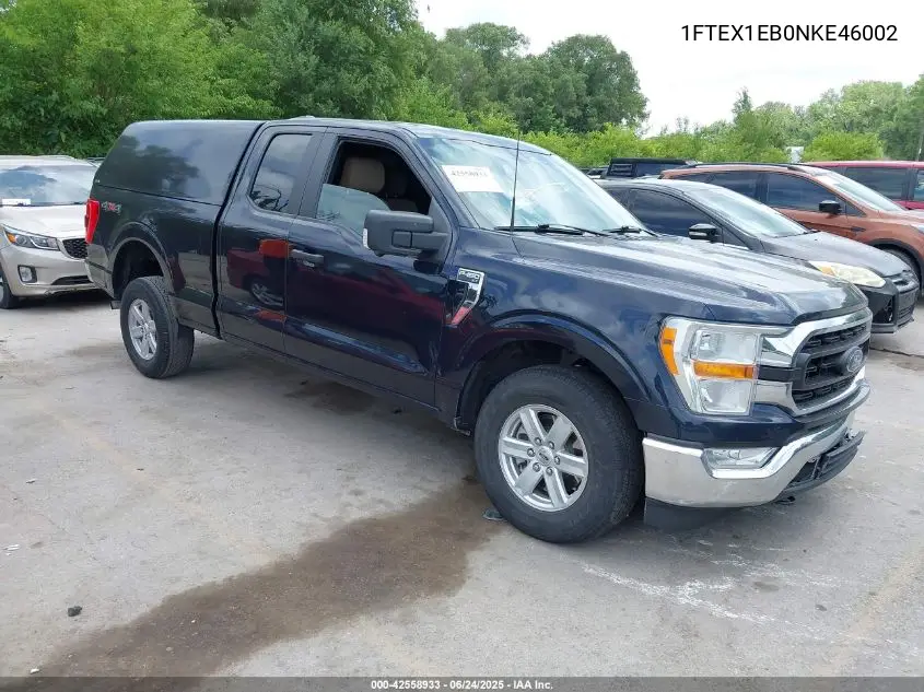 2022 Ford F-150 Xlt VIN: 1FTEX1EB0NKE46002 Lot: 42558933