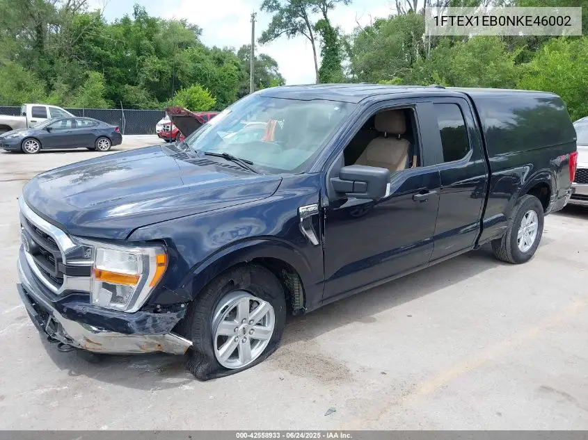2022 Ford F-150 Xlt VIN: 1FTEX1EB0NKE46002 Lot: 42558933