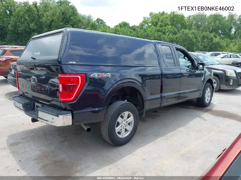 2022 Ford F-150 Xlt VIN: 1FTEX1EB0NKE46002 Lot: 42558933