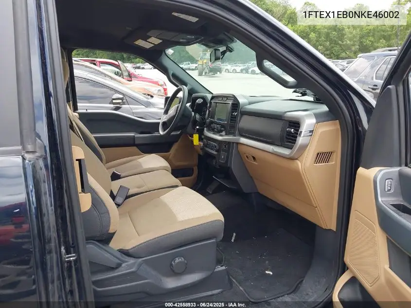 2022 Ford F-150 Xlt VIN: 1FTEX1EB0NKE46002 Lot: 42558933