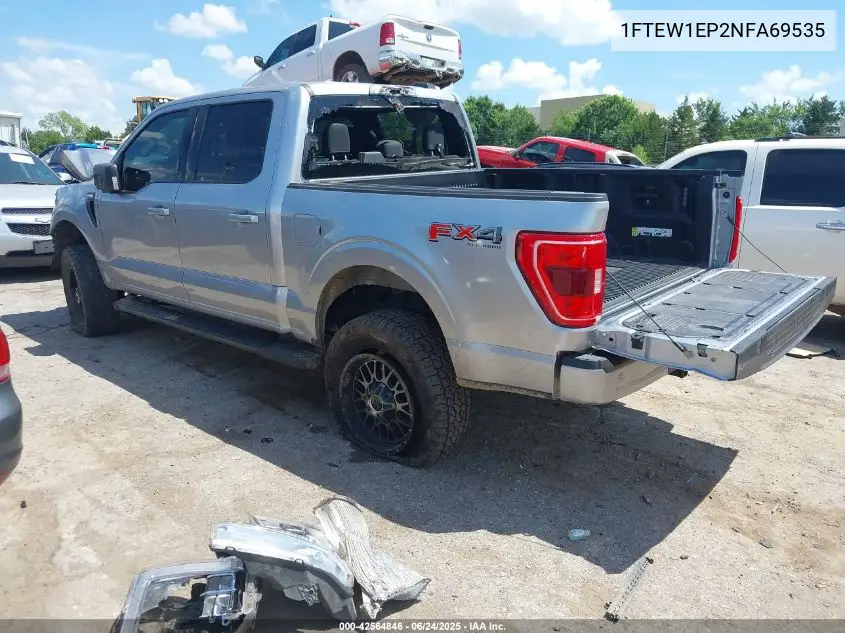 2022 Ford F-150 Xlt VIN: 1FTEW1EP2NFA69535 Lot: 42564846