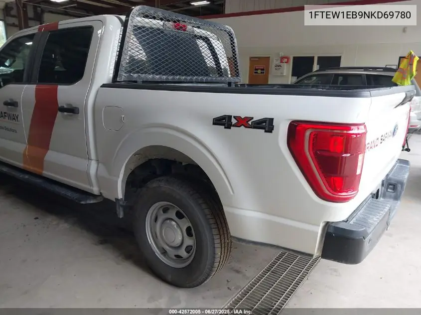 2022 Ford F-150 Xl VIN: 1FTEW1EB9NKD69780 Lot: 42572005