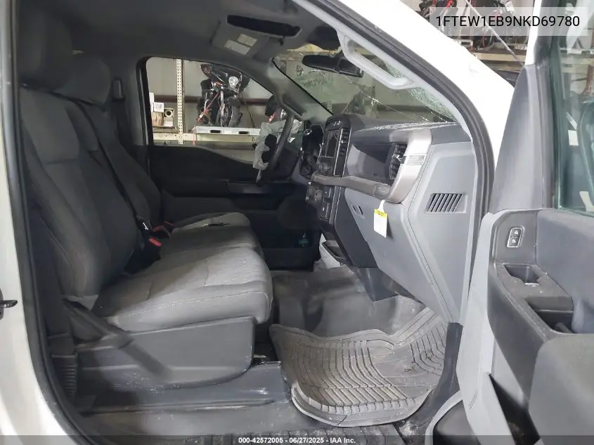 2022 Ford F-150 Xl VIN: 1FTEW1EB9NKD69780 Lot: 42572005