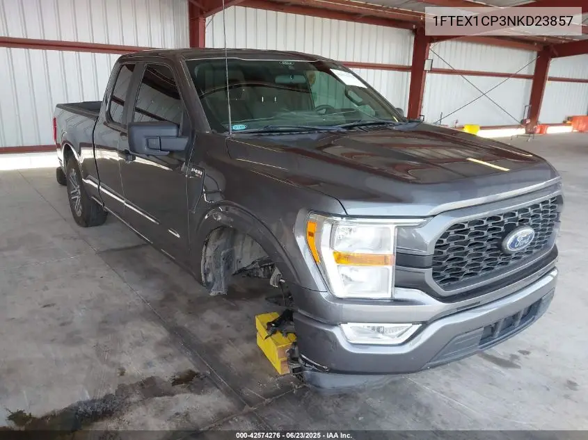 2022 Ford F150 Super Cab VIN: 1FTEX1CP3NKD23857 Lot: 42574276