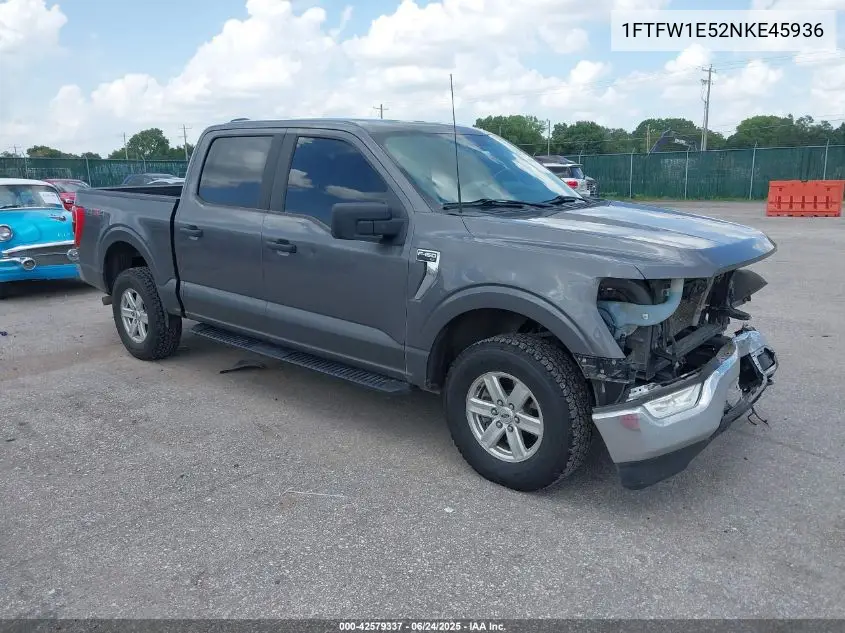 2022 Ford F-150 Xlt VIN: 1FTFW1E52NKE45936 Lot: 42579337