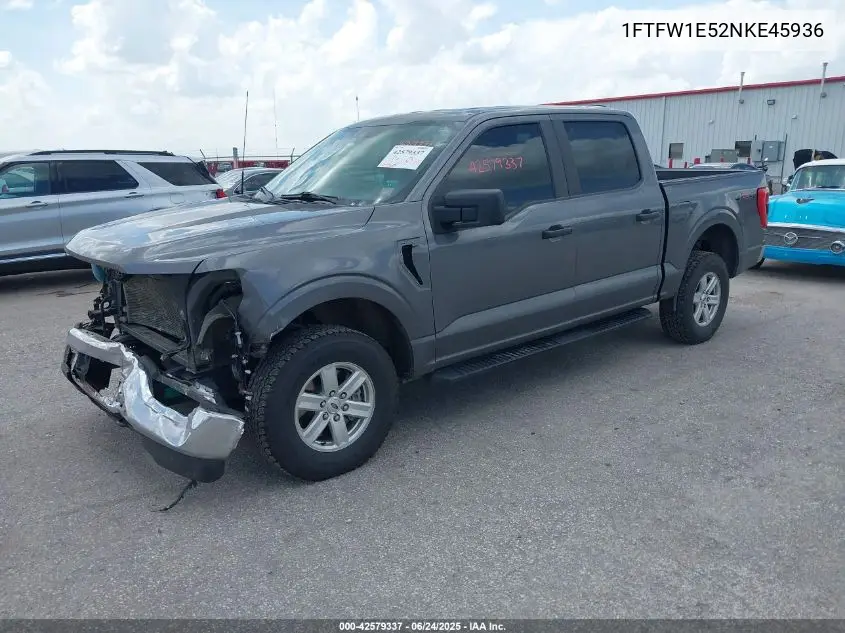2022 Ford F-150 Xlt VIN: 1FTFW1E52NKE45936 Lot: 42579337