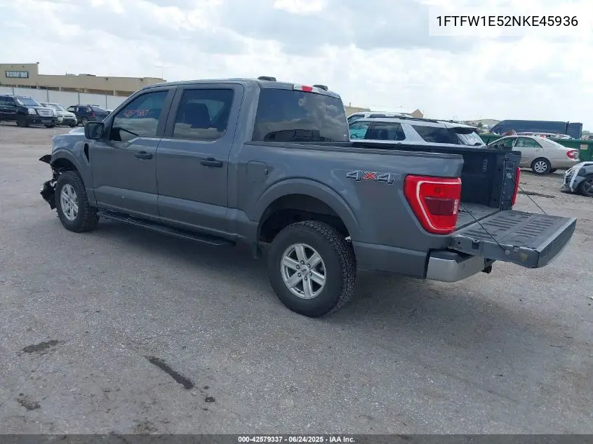 2022 Ford F-150 Xlt VIN: 1FTFW1E52NKE45936 Lot: 42579337
