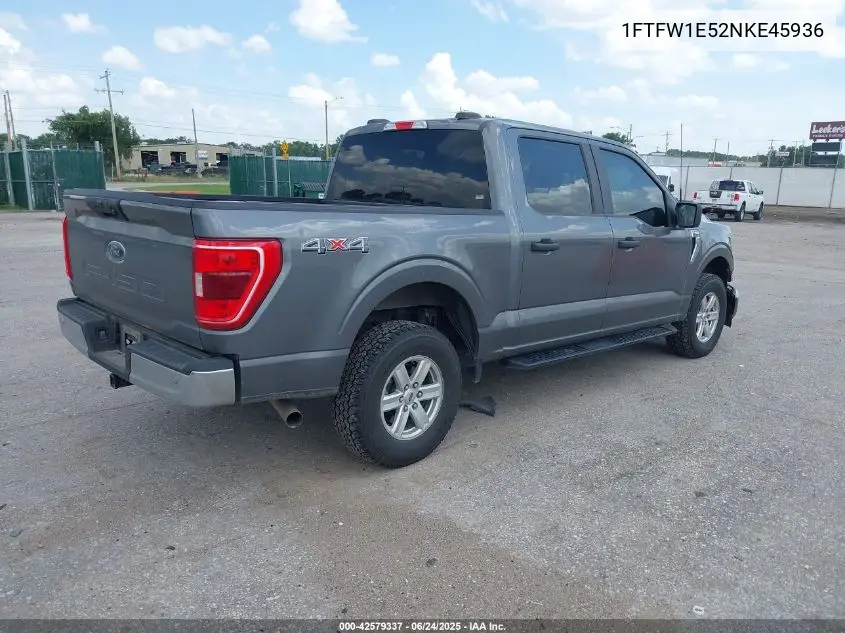 2022 Ford F-150 Xlt VIN: 1FTFW1E52NKE45936 Lot: 42579337
