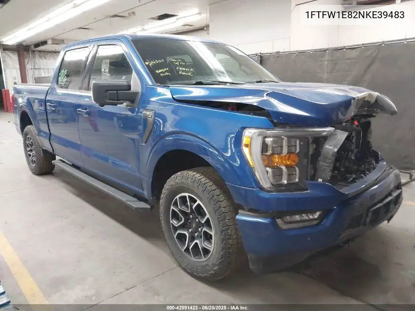 2022 Ford F-150 Xlt VIN: 1FTFW1E82NKE39483 Lot: 42591423