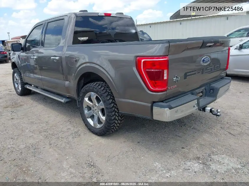 2022 Ford F-150 Xlt VIN: 1FTEW1CP7NKE25486 Lot: 42591503