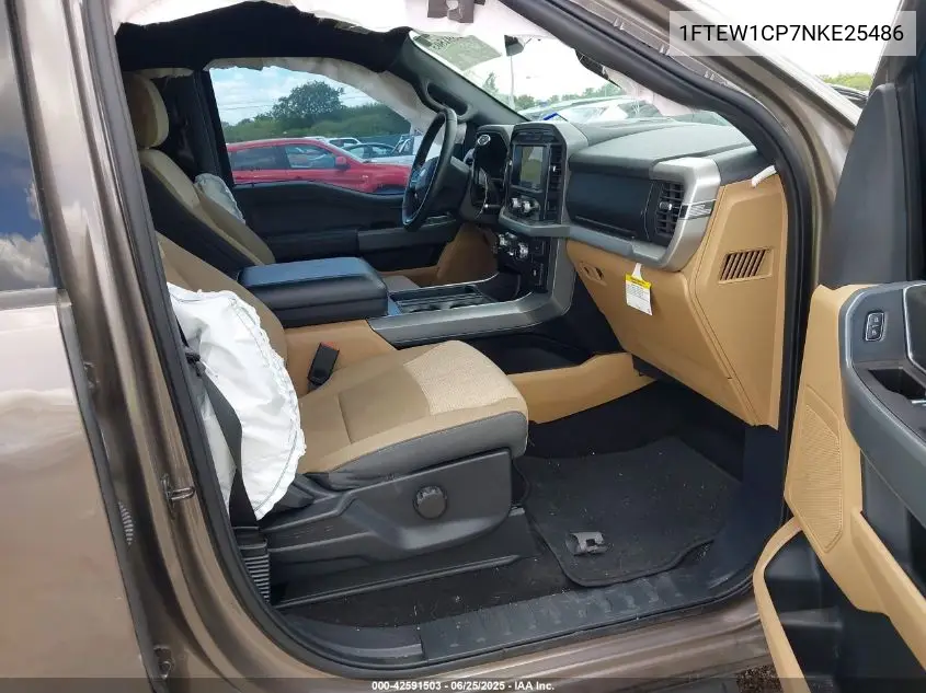 2022 Ford F-150 Xlt VIN: 1FTEW1CP7NKE25486 Lot: 42591503