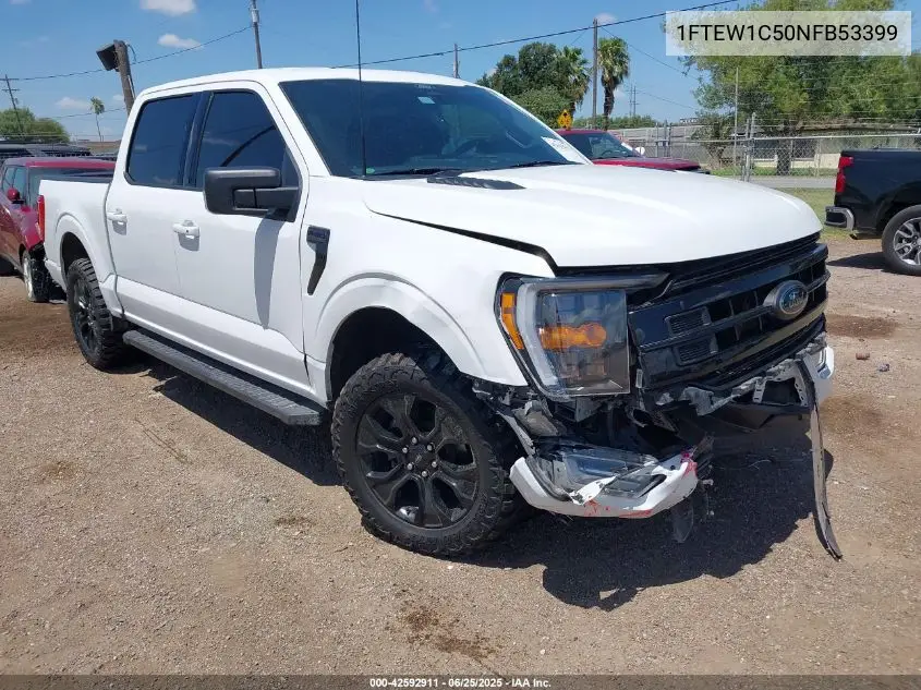 2022 Ford F-150 Xlt VIN: 1FTEW1C50NFB53399 Lot: 42592911