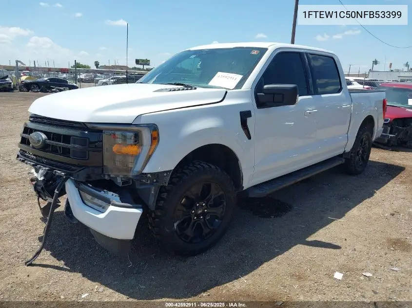 2022 Ford F-150 Xlt VIN: 1FTEW1C50NFB53399 Lot: 42592911
