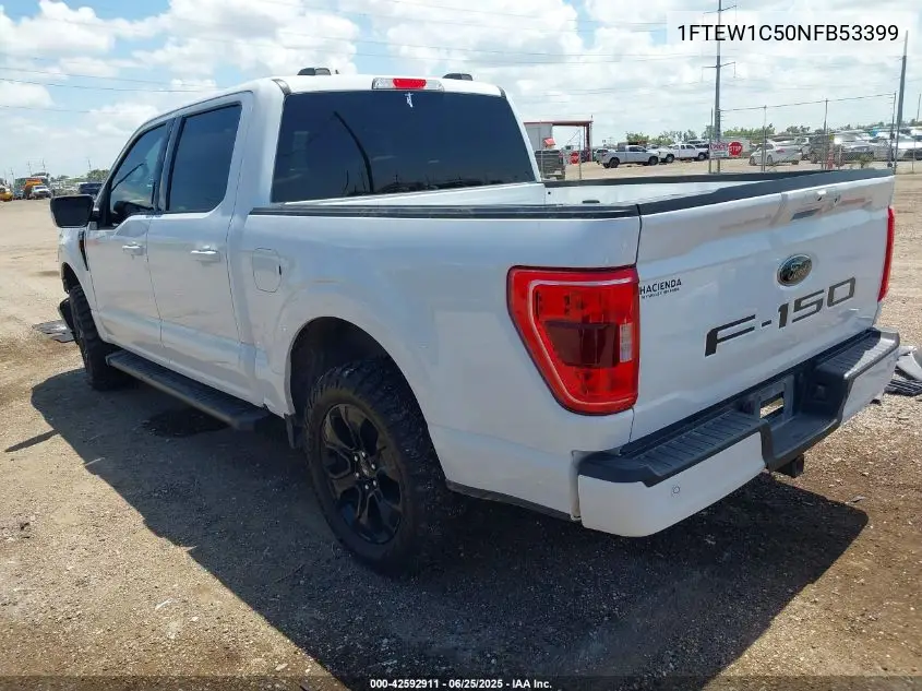 2022 Ford F-150 Xlt VIN: 1FTEW1C50NFB53399 Lot: 42592911