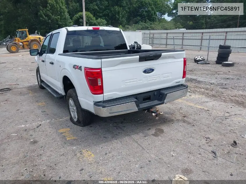 2022 Ford F-150 Xlt VIN: 1FTEW1EP6NFC45891 Lot: 42598325