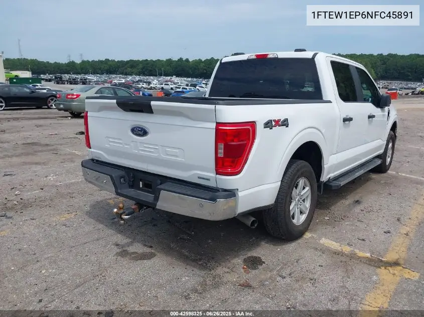 2022 Ford F-150 Xlt VIN: 1FTEW1EP6NFC45891 Lot: 42598325