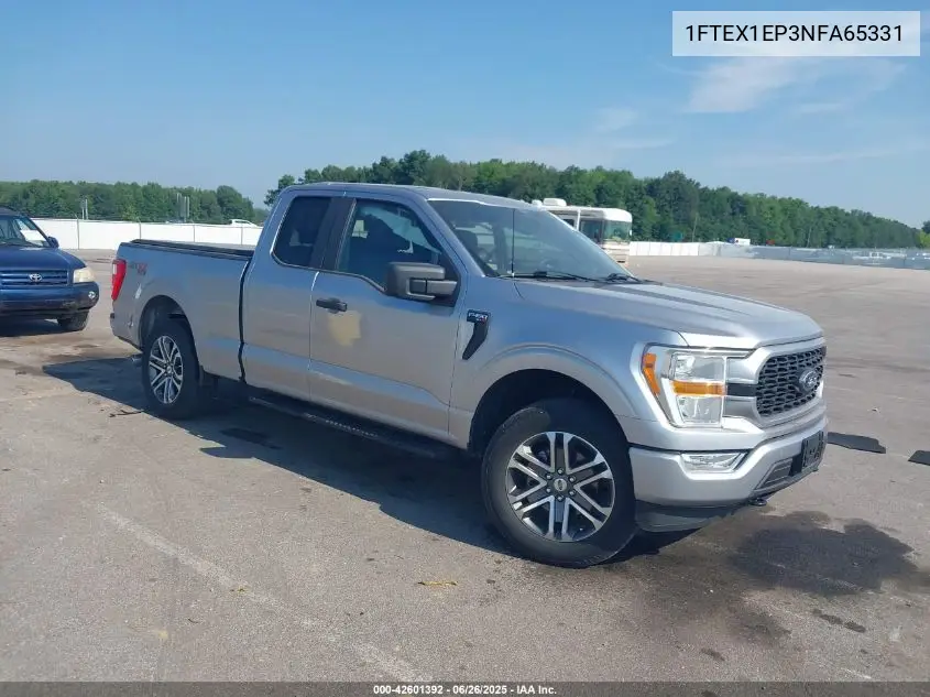 2022 Ford F-150 Xl VIN: 1FTEX1EP3NFA65331 Lot: 42601392
