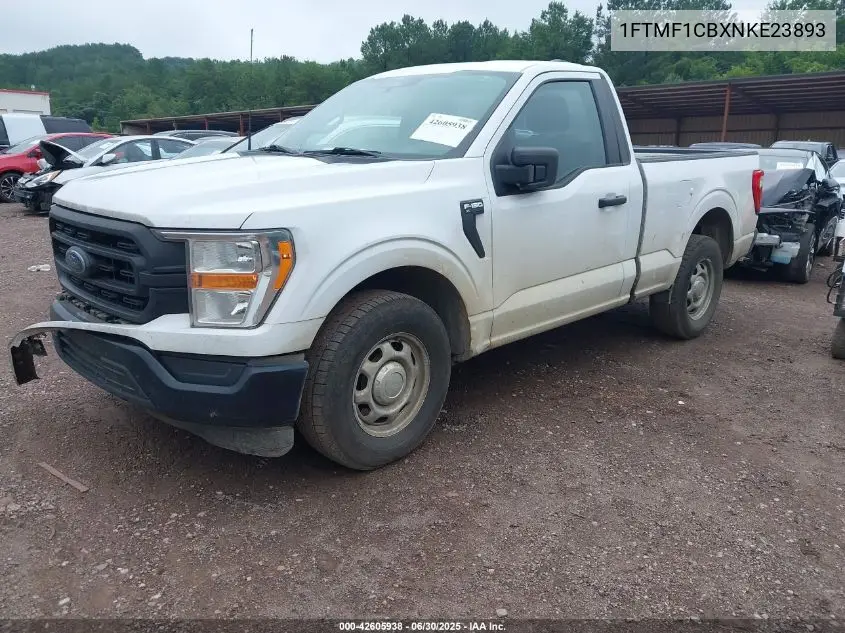 2022 Ford F150 VIN: 1FTMF1CBXNKE23893 Lot: 42605938