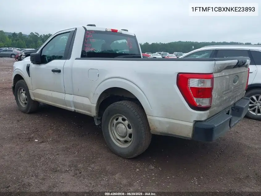 2022 Ford F150 VIN: 1FTMF1CBXNKE23893 Lot: 42605938