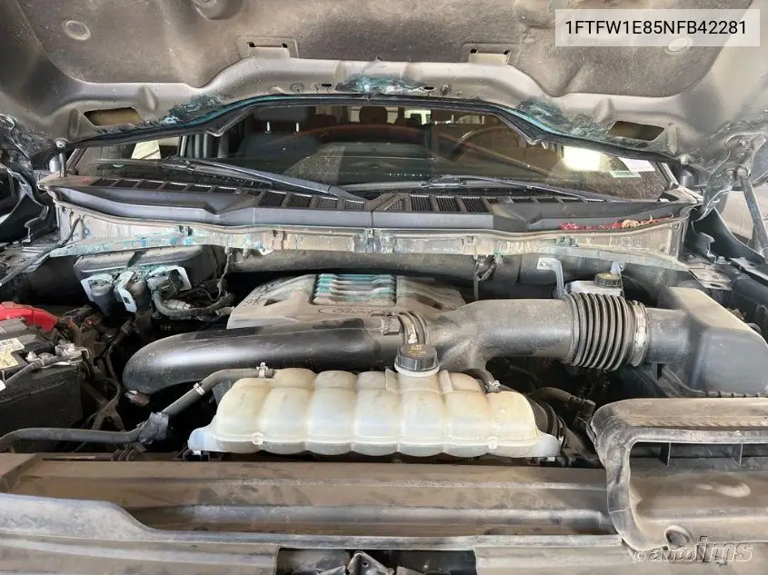 2022 Ford F150 Supercrew VIN: 1FTFW1E85NFB42281 Lot: 42613531